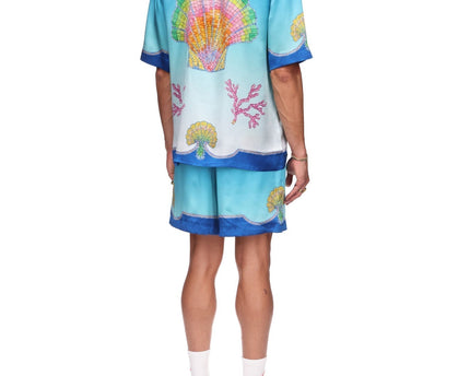 Coquillage Coloré Silk Shirt