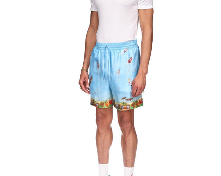 Maison Sur Piloti Silk Shorts