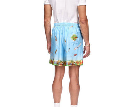 Maison Sur Piloti Silk Shorts