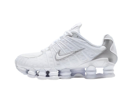 Nike® Shox Tl White Metallic Silver Orange