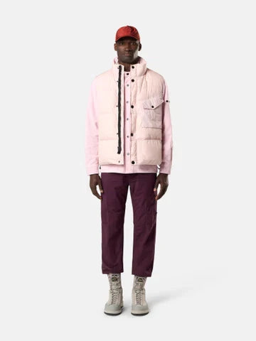 Doudoune sans manche STONE - Rose