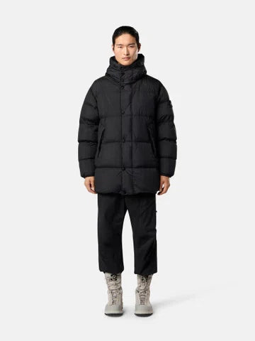 Doudoune capuche STONE - Noir