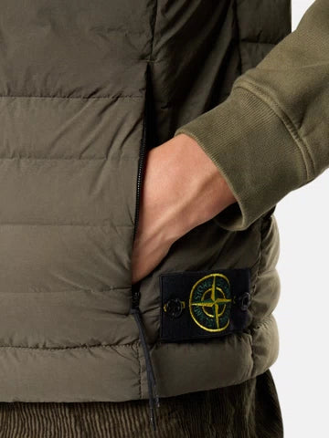 Gilet sans manche STONE - Marron