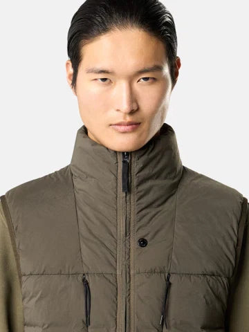 Gilet sans manche STONE - Marron