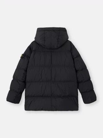 Doudoune capuche STONE - Noir