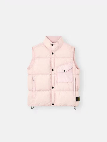 Doudoune sans manche STONE - Rose