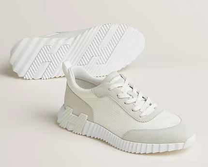 Sneakers Hermes Bouncing Tissu Blanc