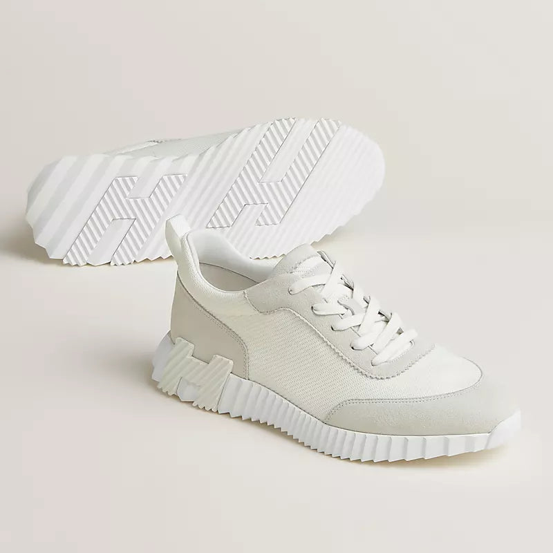Sneakers Hermes Bouncing Tissu Blanc