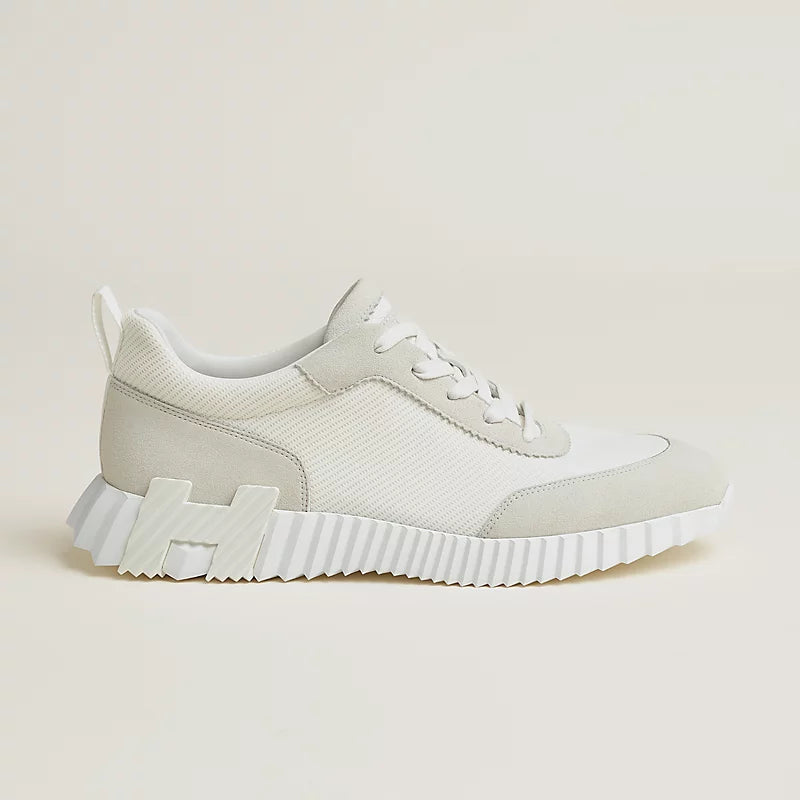 Sneakers Hermes Bouncing Tissu Blanc
