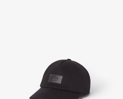 Casquette de baseball en coton noir