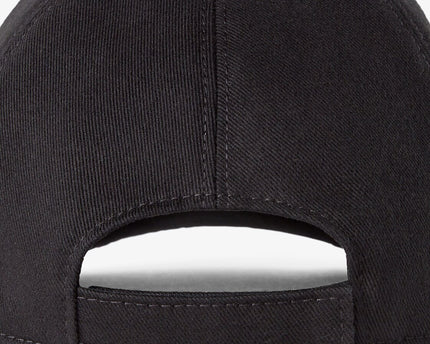 Casquette de baseball en coton noir