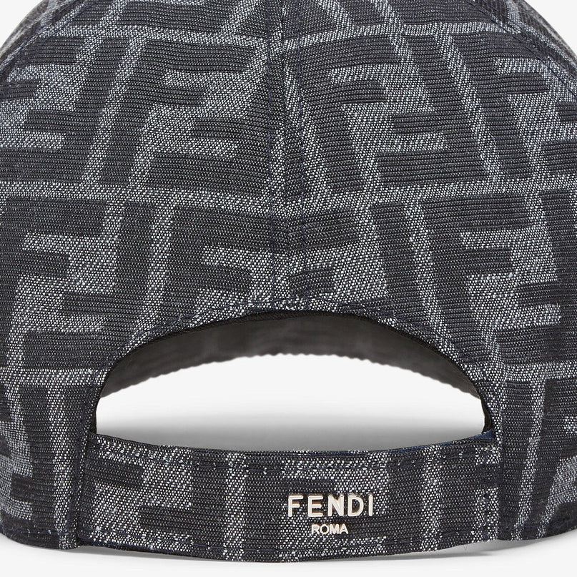 Casquette de baseball en jacquard FF Bleu