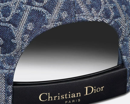 Dior Casquette Oblique Bleu