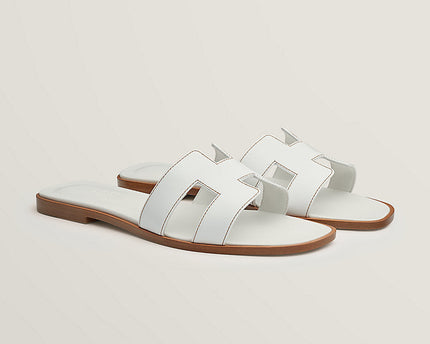 Hermes - Claquettes Blanc