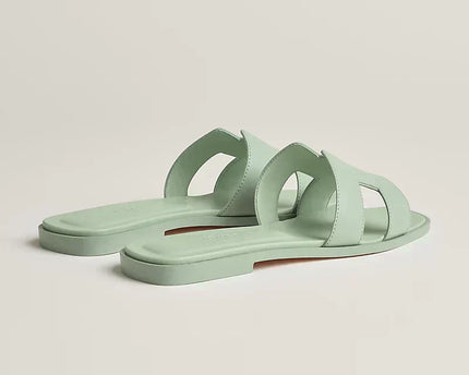 Hermes - Claquettes Vert d'eau