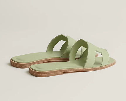 Hermes - Claquettes Vert de mer