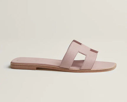 Hermes - Claquettes Rose porcelaine