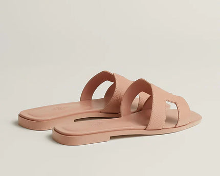 Hermes - Claquettes Beige perlino