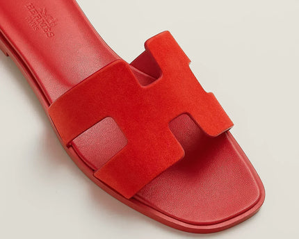 Sandales Oran - Rouge Grenadine