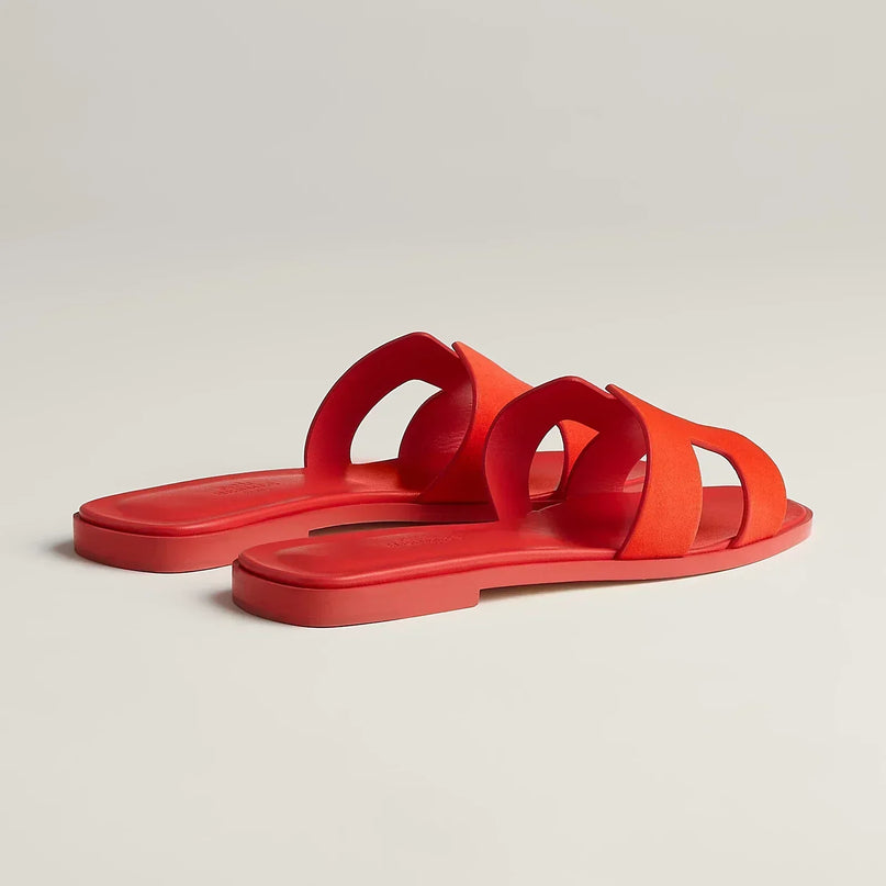 Sandales Oran - Rouge Grenadine