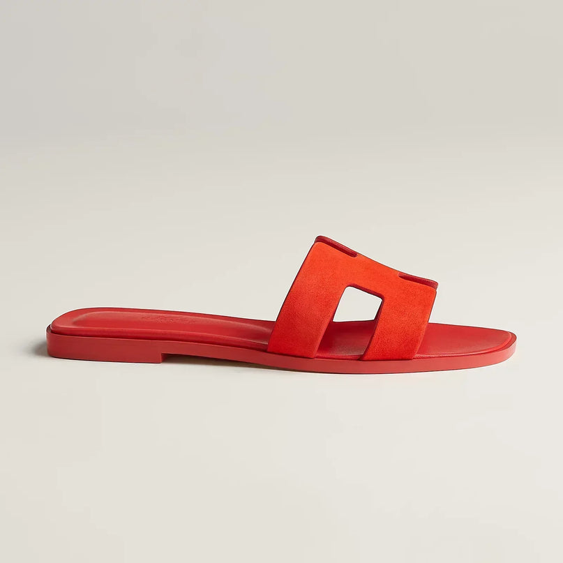 Sandales Oran - Rouge Grenadine