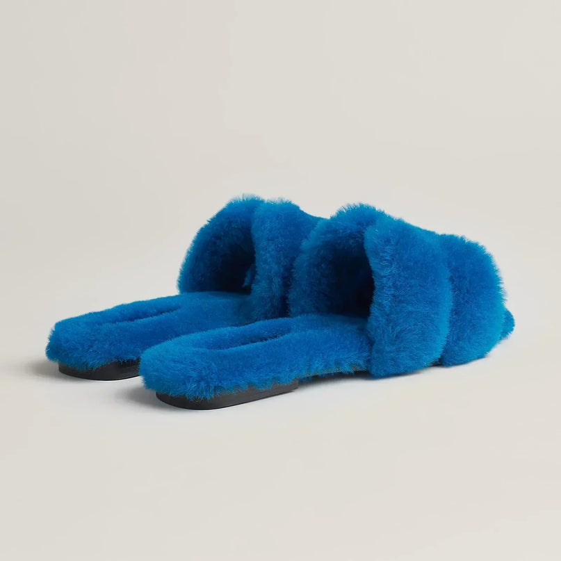Sandales Oran - Bleu océan