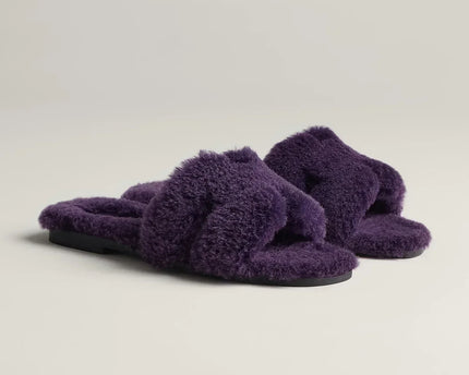 Sandales Oran - violet foncé